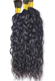 Brazilian Water Wave Human Hair Bulk 9A Wet and Wavy Human Hair for Braiding 16quot28quot Soft17666449694151