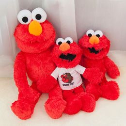 356070cm Dress Elmo BigBird CookieMonster Abby Stuffed Plush Toy Doll For Children Birthday Gifts 240411