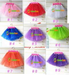 17 Colour Baby Girls Fluffy Mini Skirt Girl039s 3 Layers Sequin Ballet Skirt With Sparkling Stars Dressup Tutu Kids Girls Tutus2977549