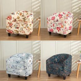 Chair Covers Spandex Stretch Tub Cover Club Bar Small Sofa Slipcovers Counter Couch Slipcover With Seat Cushion