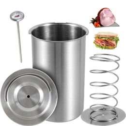 Steamed Meat Pot Cooker Press Ham for Home Kitchen Cooking Bake Tool Multifunc Thermo Bucket Storage 240407