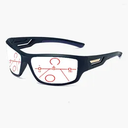 Sunglasses Shield Stick Face Sports Men Ultralight Progressive Multifocal Reading Glasses 0.75 1 1.25 1.5 1.75 2 2.25 2.5 2.75To 4