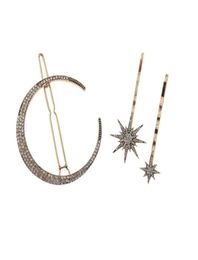 18Pcsset Moon Star Rhinestone Hairpin Hair Clip Hair Pin Wedding Bridal Hairwear Accessories Headbands Women Jewellery Gifts8808282