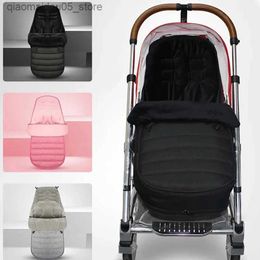 Stroller Parts Accessories Baby stroller sleeping bag baby windproof mat foot pad Q240416