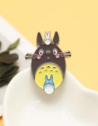 Japanese anime totoro brooch and enamel pins Men and women fashion jewelry gifts anime movie novel lapel badges3252926