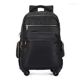 Suitcases 20 Inch Men Wheeled Backpack Women Oxford Luggage Suitcase 22 Rolling Spinner Travel Trolley Bag