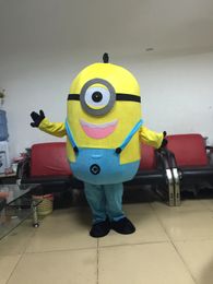 High quality minions mascot costume for adults free shipping