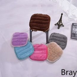 Pillow 694722 Winter Plush Thickened Coral Fleece Soft Children's Stool Kindergarten Special Non-slip