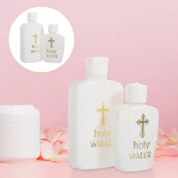 Vases 2 Pcs Decor Holy Water Bottle Refillable Bottles Decorative Blessing Storage Container