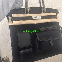 Cargo Totes Bk Cloth Handbag 40cm Cargo Large Portable Platinum Bag Is Suitable As a Travel Bag have logo HB6U1V
