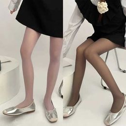 Sexy Socks Candy Colour Velvet Ultra-Thin Pantyhose Women Girls Elastics Tights Sexy Silk Socks Dancing Stocking Spring and Summer 1PC 240416