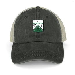 Berets Ferro Carril Oeste Cowboy Hat Golf Man Custom Cap For Men Women's
