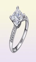 YHAMNI 100 Solid 925 Silver Rings Fine Jewellery Big Sona CZ Diamond Engagement Rings for Women Ring Size 4 5 6 7 8 9 10 9997873