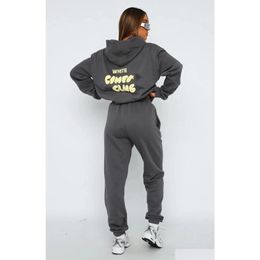 Womens Tracksuits Hoodie Designer Hoodies For Women Loose Hooded Sweater Autumn Winter Fashion Clothes Drop Delivery Apparel Clothing Otr9A