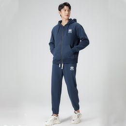 My Men 's Fashion Sports Suit Spring Trendy Outwear Trendy 브랜드 캐주얼 후드 스웨트 셔츠 편안한 야외 긴