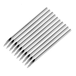 WKOUD 525pcs Disposable Sterile Body Piercing Needles Tattoo Needle For Navel Nipple Lip Ring Kit Steel Tool 240407