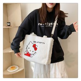 Plush Bag Toy Kawaii Cinnamoroll Plush Crossbody Bag Kuromi Shoulder Bags High-Capacity Handbag For Girls