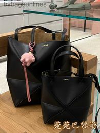 Women Luxury High Quality Loeweelry Designer Bags Vintage Puzzle Fold Folding Geometry Bag Tote Bag Handbag Single Shoulder Bag with Original Brand Logo