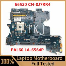 Motherboard CN0J7RR4 0J7RR4 J7RR4 Mainboard For Dell Latitude E6520 Laptop Motherboard PAL60 LA6564P HM65 100% Full Tested Working Good