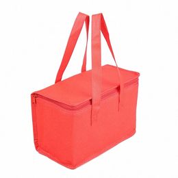 portable Lunch Cooler Bag Folding Insulati Picnic Ice Pack Food Thermal Bag Drink Carrier Insulated Bags Food Delivery Bag V9N4#