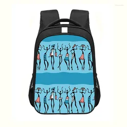 School Bags African Traditional Printing Backpacks For Girls Primary Satchel Schoolbag Students Book Bag Woman Travel Beautiful