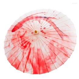 Decorative Flowers Oil-paper Umbrella Women's Antique Rain-proof Sunscreen Hanfu Chinese Style Decoration Tung Oil Old-fashioned