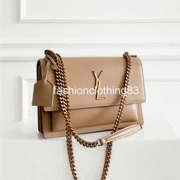 mirror quality silver gold chain sunset Evening bags Designer Womens mens envelope puffer Leather tote shoulder bag luxurys handbag Clutch flap crossbody Bag