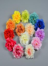 Artificial Flowers Silk Peony Flower Heads Wedding Party Decoration Supplies Simulation Fake Flower Head Home Decorations 202112218307906