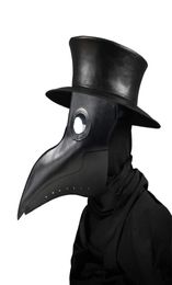 New plague doctor masks Beak Doctor Mask Long Nose Cosplay Fancy Mask Gothic Retro Rock Leather Halloween beak Mask1629860