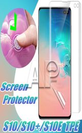 Screen Protector For Samsung Galaxy S21 S10 S10Plus S20 S9 Note 9 10 Plus Full Cover Curved High Clear Front Protective Films soft7115218