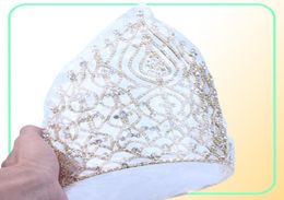 New Gold Silver Colour luxury Big Crystal Tiaras Ctrstal Rhinestone Pageant Crowns Baroque Wedding Hair Accessories JCI1007954065