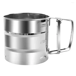 Baking Tools Fine-mesh Flour Sifter Stainless Steel Double Layer For Cake Fine Mesh Powder Sugar Shaker Sieving