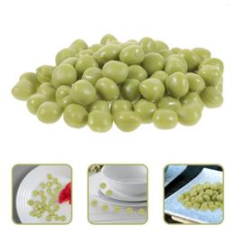 Decorative Flowers 100 Pcs Artificial Pea Perhaps Soybean Modelling Ornament Vegetable Prop Shooting Food Adornment Simulated Models Pvc Fake