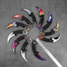 CSGO Game Training Claw Wildlife Survivor Curved Multi Functional Outdoor Hand Sports Straight Knife