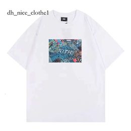 Kith Tom And Jerry T-Shirt Designer Men Tops Women Casual Short Sleeves SESAME STREET Tee Vintage Fashion Clothes Tees Oversize Man Shorts 902