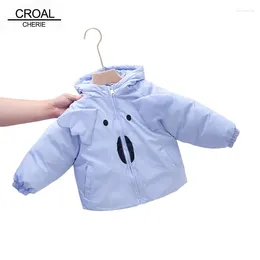 Down Coat CROAL CHERIE Winter Child Boy Cotton Jacket Parka Girl Thicking Jackets Toddler Kids Outerwear Children Clothes