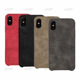 Soft leather phone Cases for iPhone 12 Mini 11 XS Max XR X 8 7 6 Samsung S20 Ultra Note 10 pro s10 plus Retro Luxury Business case4002324