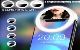sell Mirror Selfie Ring LED Flash Fill Light Clip Camera For Phone Pograph enhance8388136