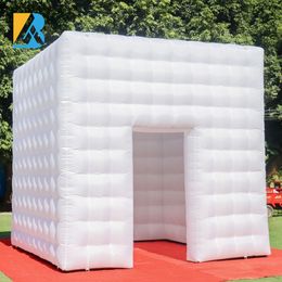 Personalizada 4x4x4 metros brancos grandes tenda de cubo inflável para espaço de eventos