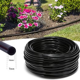 4 / 7mm Hose PVC Water Pipe Irrigation Tube Garden Water Drip Hose Irrigation System Watering Systems for Greenhouses Watering 240410