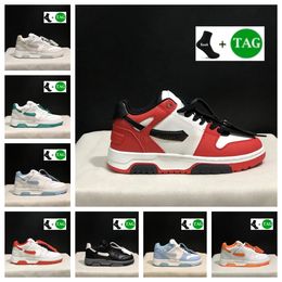 Designer Sneakers Out Of Office Low Top Casual Trainers For Men And Women Colour matching arrows lace-up calfskin wiith free socks and tag