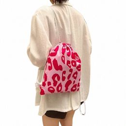 women's Backpack Bags Fi Fr Casual String Women Girl Drawstring Books Sundries Storage School Back Pack for Teenager C173#