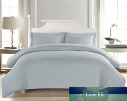 Pure Color White Comforter Bedding Sets el Duvet Cover Set King Size Home Bed Cover Pillow Case Bedroom Decoration Double7217705