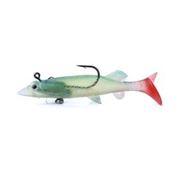 HENGJIA 5pcslot 12cm 26g Soft lures Swimbait Silicone Vivid Fishing lure Isca Artificial Bait Pesca Tackle Accessories5771935