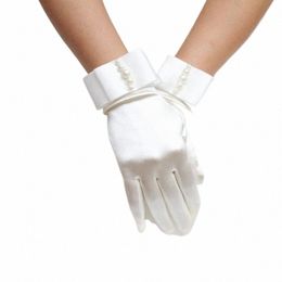 wedding etiquette satin finger gloves wedding dr accories photo pearl gloves stu bridal gloves r33y#