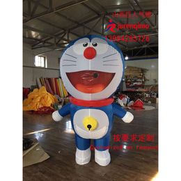 Mascot Costumes Robot Cat Gas Model Clothes for People to Wear Walking Dolls Party Props Customization