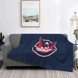 Blankets American All Caps Top Quality Comfortable Bed Sofa Soft Blanket Capitals Hockey Allcaps Ovechkin Washington Rockthered