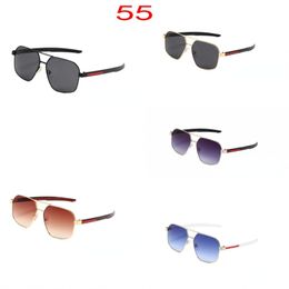 Designer Sunglasses Unisex 55 New Fashion Glasses European and American Large Frame Sunglasses