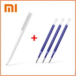 Products Original Xiaomi Mijia Sign Pen 9.5mm Signing Pens PREMEC Smooth Switzerland Japan Black Blue Red Ink Refill Durable Signing Pen