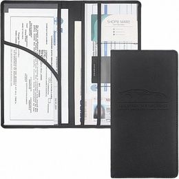 car Registrati Insurance Holder Driving Licence Cover Leather Auto Documents Drivers Licence Storage Bag Credit Card Holder o6mR#